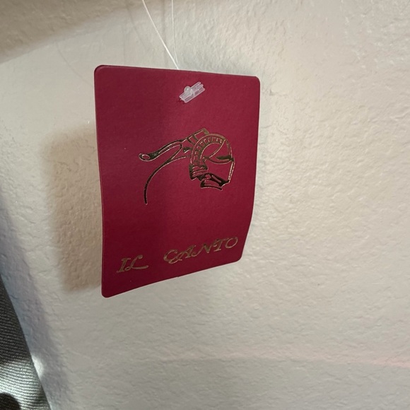 IL Canto Olive Green Denim Trench Coat - Picture 11 of 12